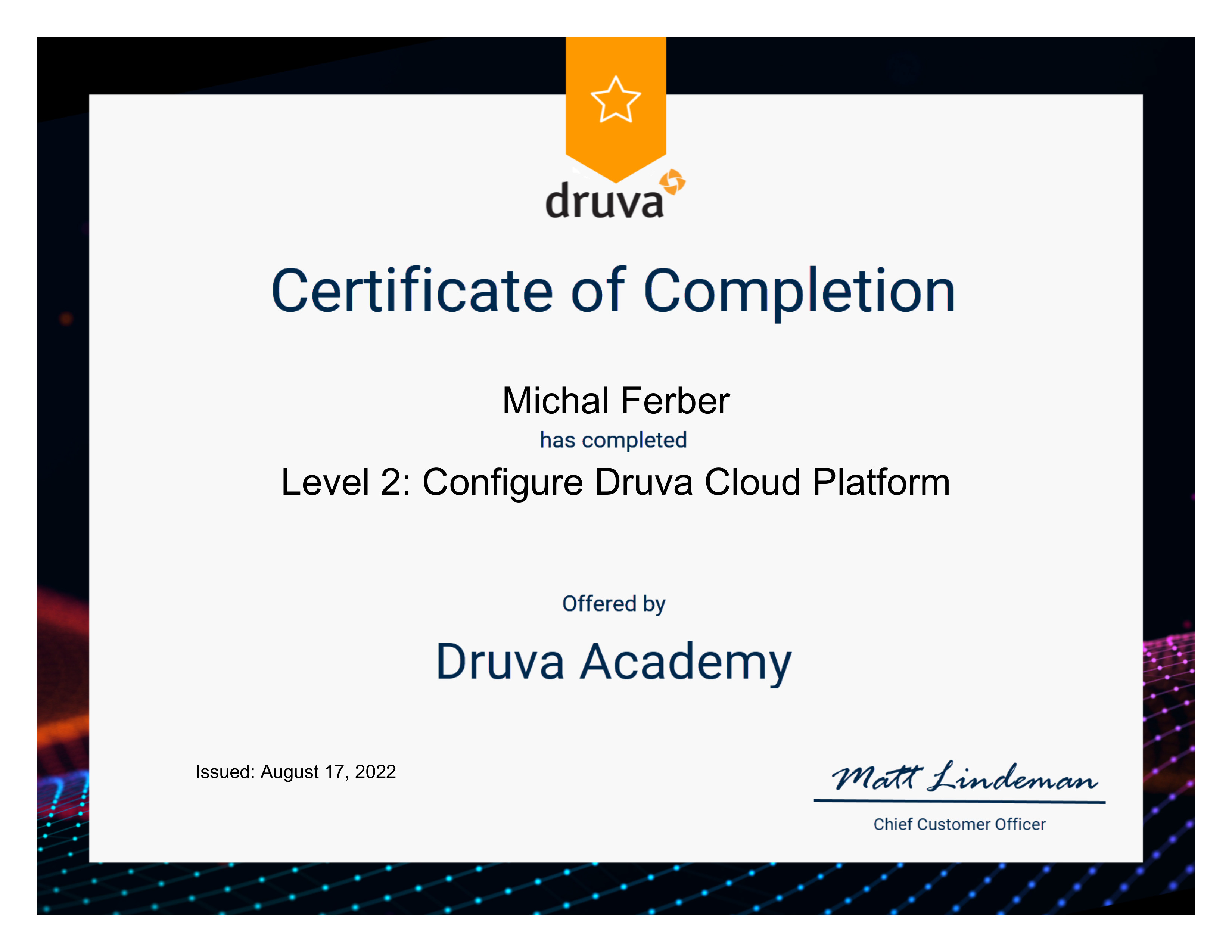 2022 08 17 Druva Level 2 Configure Druva Cloud Platform